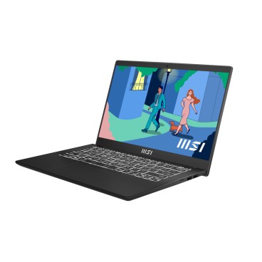 MSI Modern 14 C7M-427XFR AMD Ryzen™ 7 7730U Ordinateur portable 35,6 cm (14") Full HD 16 Go DDR4-SDRAM 512 Go SSD Wi-Fi 6E