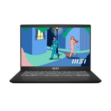MSI Modern 14 C7M-427XFR AMD Ryzen™ 7 7730U Ordinateur portable 35,6 cm (14") Full HD 16 Go DDR4-SDRAM 512 Go SSD Wi-Fi 6E