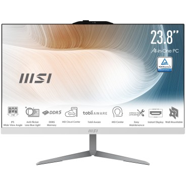 MSI Modern AM242 1M-2222EU Intel Core 3 100U 60,5 cm (23.8") 1920 x 1080 pixels PC All-in-One 8 Go DDR5-SDRAM 512 Go SSD