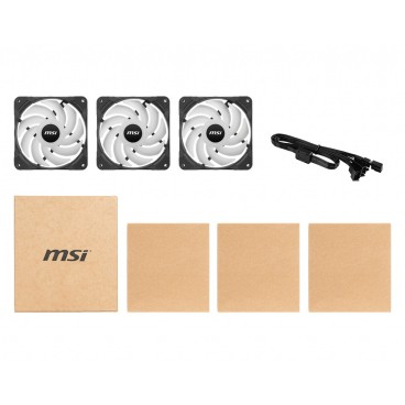 MSI MAX F12A-3 système de refroidissement d’ordinateur Boitier PC Ventilateur Noir