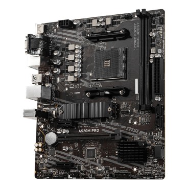 MSI A520M PRO carte mère AMD A520 Emplacement AM4 micro ATX