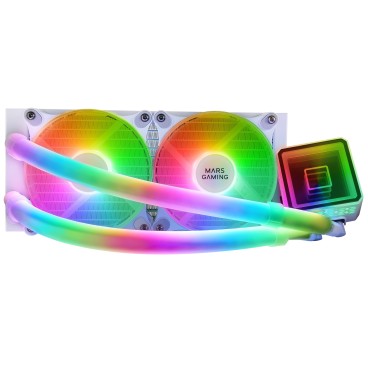 Mars Gaming ML-ULTRA240 Processeur Refroidisseur de liquide tout-en-un Blanc 1 pièce(s)