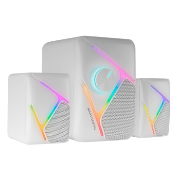 Mars Gaming MS-H21 Blanc Avec fil 35 W