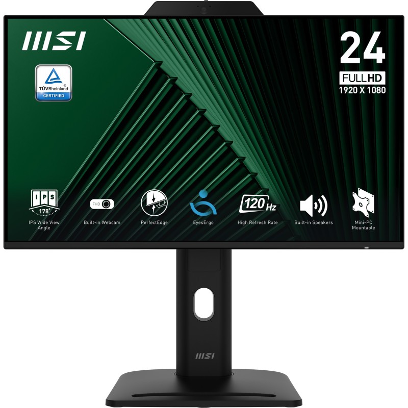 MSI Pro MP242PMG écran plat de PC 60,5 cm (23.8") 1920 x 1080 pixels Full HD LCD Noir