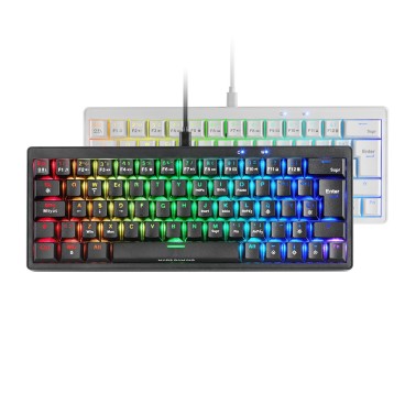 Mars Gaming MKMINIPRO clavier USB Français Noir