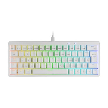 Mars Gaming MKMINIPRO clavier USB Français Blanc