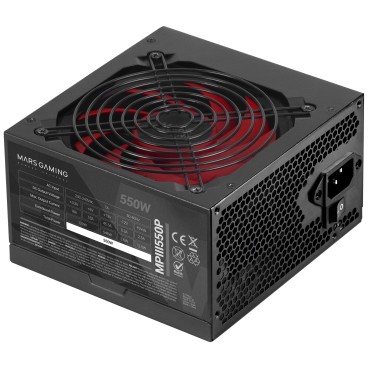 Mars Gaming MPIII550P unité d'alimentation d'énergie 550 W 24-pin ATX ATX Noir