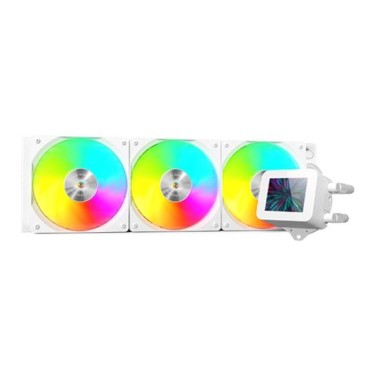 Mars Gaming ML-VISION360W Processeur Refroidisseur de liquide tout-en-un 12 cm Blanc