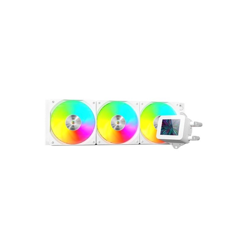 Mars Gaming ML-VISION360W Processeur Refroidisseur de liquide tout-en-un 12 cm Blanc