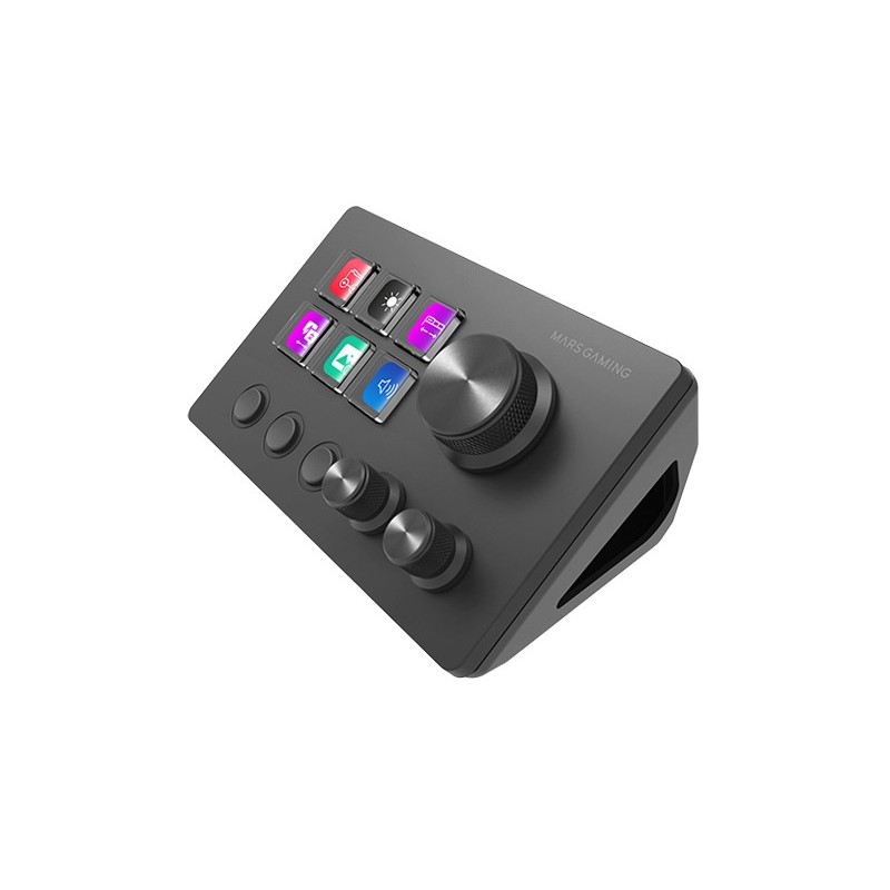Mars Gaming MSDTWO contrôleur de création de contenu en direct Noir 9 boutons