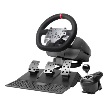 Mars Gaming MWHRSX accessoire de jeux vidéo Noir Volant + pédales Analogique Numérique Android, PC, PlayStation 4, Xbox Series