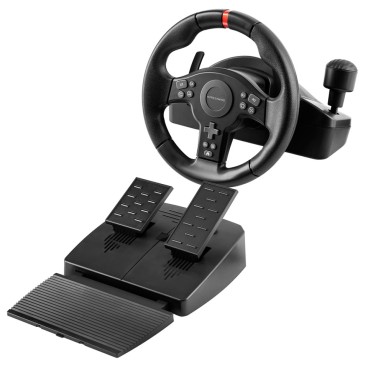 Mars Gaming MWH-RSXONE Noir USB Volant + pédales PC, Playstation 3, PlayStation 4, Nintendo Switch, Nintendo Switch 2, Xbox