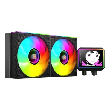 Mars Gaming ML-VISIONII240 Processeur Refroidisseur de liquide tout-en-un 12 cm Noir 1 pièce(s)