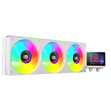 Mars Gaming ML-VISIONII360 Processeur Refroidisseur de liquide tout-en-un 12 cm Blanc 1 pièce(s)