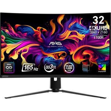 MSI MAG 321CUP QD-OLED écran plat de PC 80 cm (31.5") 3840 x 2160 pixels 4K Ultra HD Noir