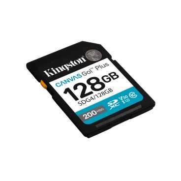 Kingston Technology Canvas Go! Plus 128 Go SDXC Canvas Go Plus Gen4 200 Mo s C10 UHS-I U3 V30