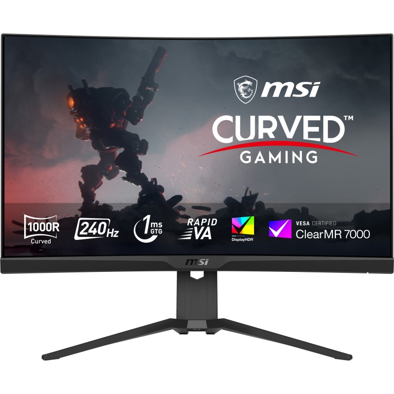 MSI MPG 275CQRXF écran plat de PC 68,6 cm (27") 2560 x 1440 pixels Wide Quad HD Noir