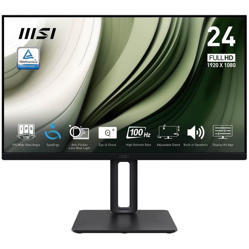 MSI Pro MP245PG écran plat de PC 60,5 cm (23.8") 1920 x 1080 pixels Full HD LCD Noir