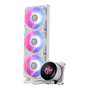 MSI MPG CORELIQUID P13 WHITE système de refroidissement d’ordinateur Processeur Refroidisseur de liquide tout-en-un 12 cm Blanc