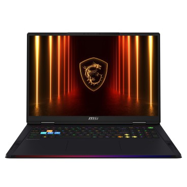 MSI Raider 18 HX AI A2XWJG-827FR Intel Core Ultra 9 285HX Ordinateur portable 45,7 cm (18") UHD+ 32 Go DDR5-SDRAM 2 To SSD