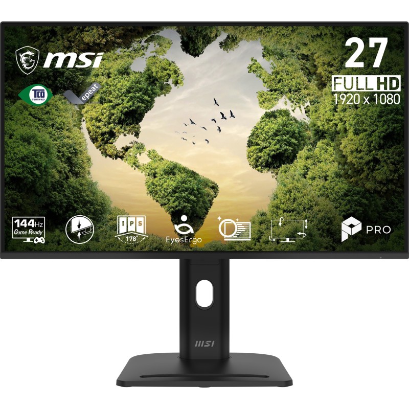 MSI Pro MP275PGN E14 écran plat de PC 68,6 cm (27") 1920 x 1080 pixels Full HD LCD Noir