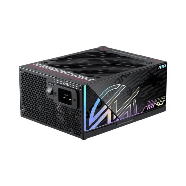 MSI MPG Ai1300TS PCIE5 unité d'alimentation d'énergie 1300 W 24-pin ATX ATX Noir