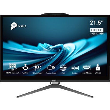 MSI Pro AP222T 14MA-613EU Intel® Core™ i3 i3-14100 54,6 cm (21.5") 1920 x 1080 pixels Écran tactile PC All-in-One 8 Go