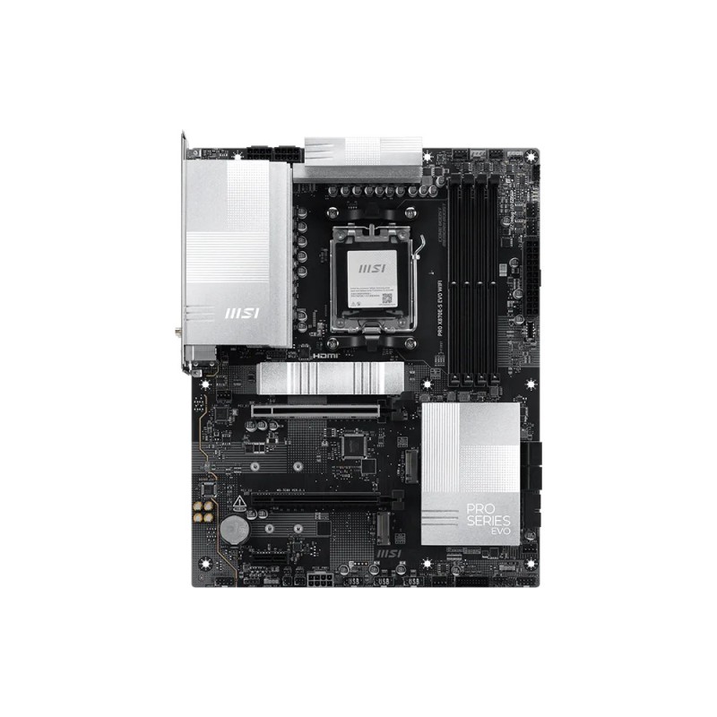 MSI PRO X870E-S EVO WIFI carte mère AMD X870E Emplacement AM5 ATX