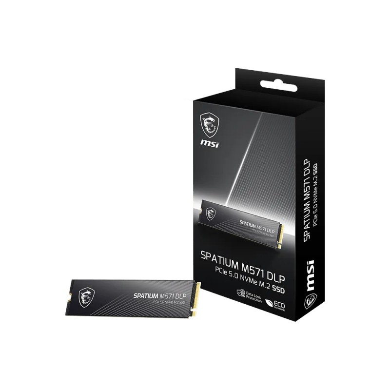MSI SPATIUM M571 DLP PCIe 5.0 NVMe M.2 4T disque SSD 4 To PCI Express 5.0 3D NAND