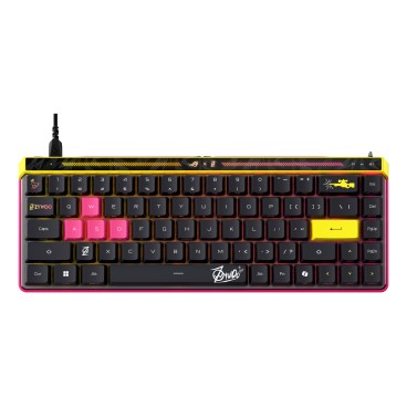 ASUS ROG Falchion Ace HFX ZywOo Edition clavier Gaming USB QWERTY US International Noir