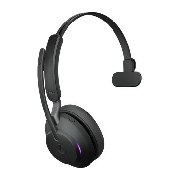 Jabra Evolve2 65 Casque Sans fil Arceau Bureau Centre d'appels USB Type-A Bluetooth Socle de chargement