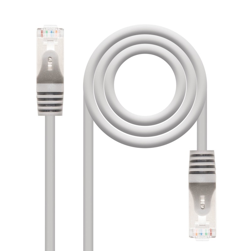 Nanocable 10.20.0802 câble de réseau Gris 2 m Cat6 F UTP (FTP)