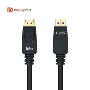 Nanocable 10.15.2503 câble DisplayPort 3 m Noir