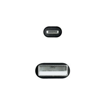 Nanocable 10.10.0401-COBK câble Lightning 1 m Noir