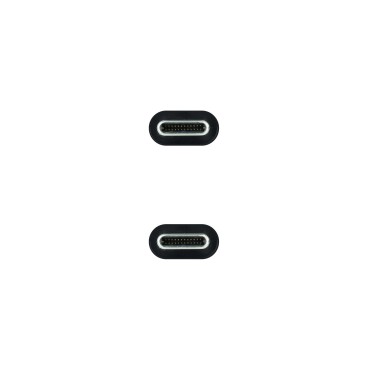 Nanocable 10.01.4102 câble USB USB 3.2 Gen 2 (3.1 Gen 2) 2 m USB C 10 Gbit s 100 W Noir