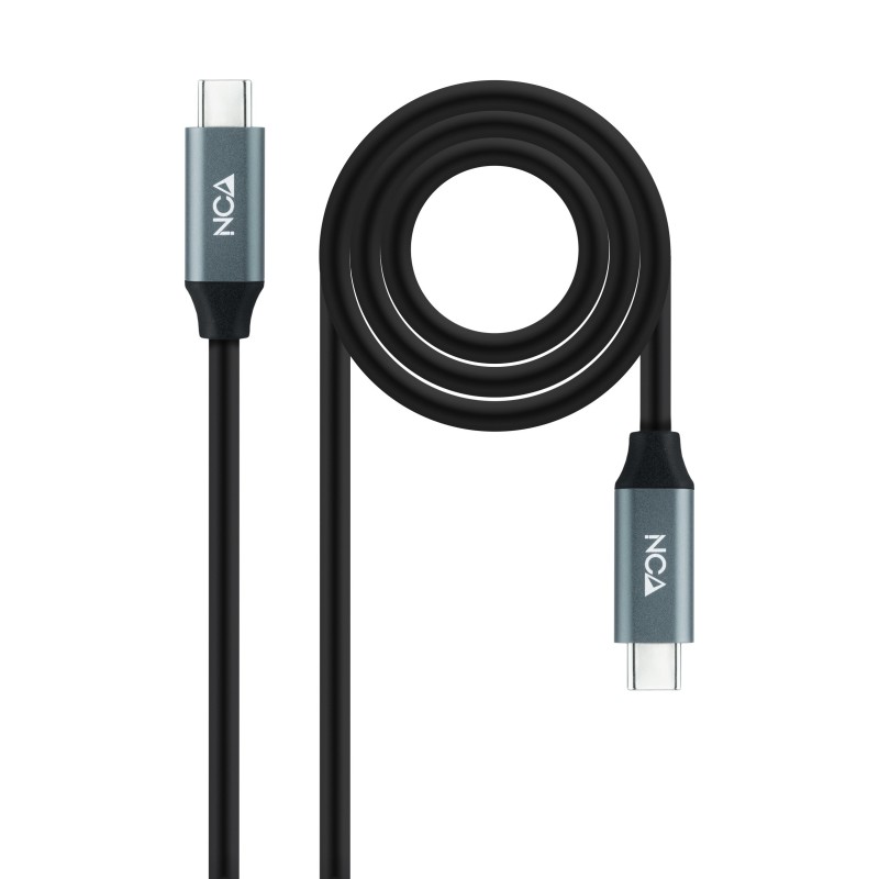 Nanocable 10.01.4302 câble USB USB4 Gen 2x2 2 m USB C 20 Gbit s 100 W Noir