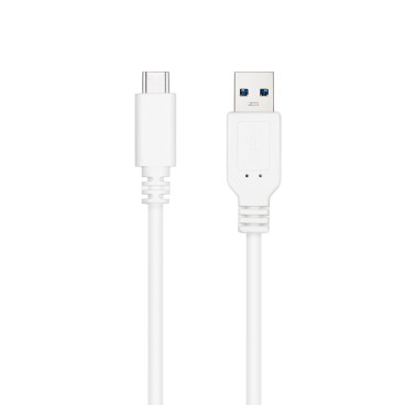 Nanocable 10.01.4002-W câble USB USB 3.2 Gen 2 (3.1 Gen 2) 2 m USB C USB A 10 Gbit s Blanc