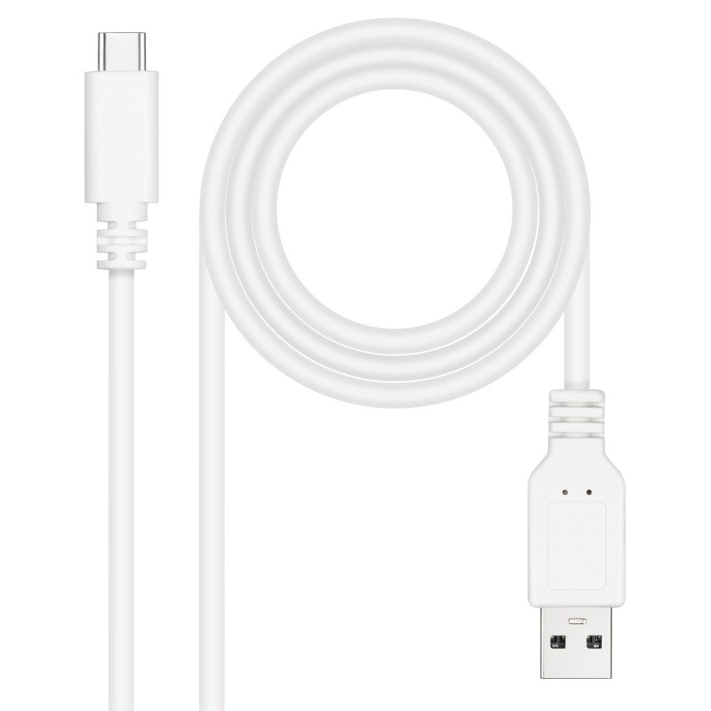 Nanocable 10.01.2103-W câble USB USB 2.0 3 m USB C USB A 0,48 Gbit s Blanc