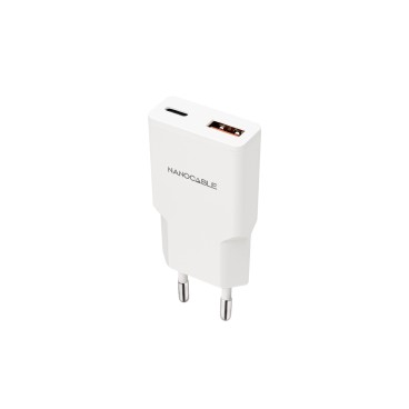 Nanocable 10.10.2022 chargeur d'appareils mobiles Smartphone Blanc Secteur Charge rapide Intérieure