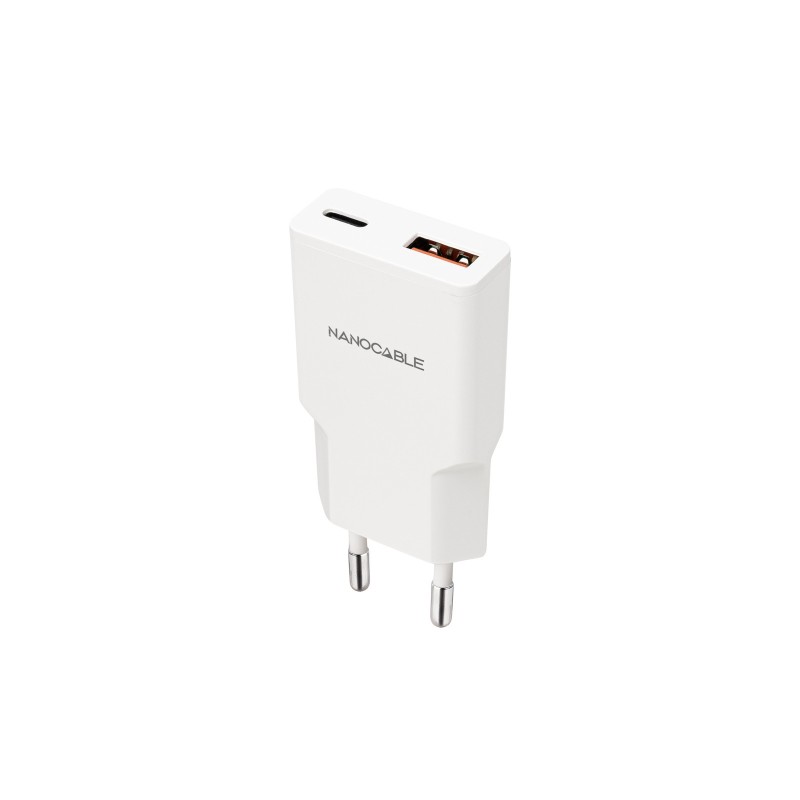 Nanocable 10.10.2022 chargeur d'appareils mobiles Smartphone Blanc Secteur Charge rapide Intérieure