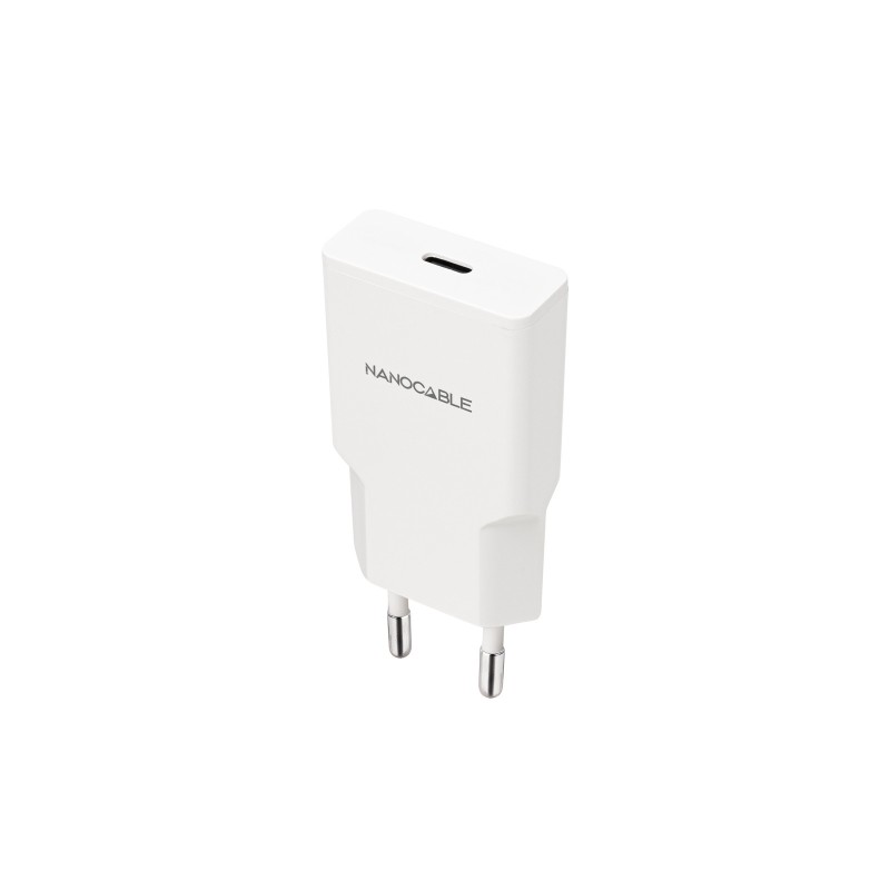 Nanocable 10.10.2027 chargeur d'appareils mobiles Smartphone Blanc Secteur Charge rapide Intérieure