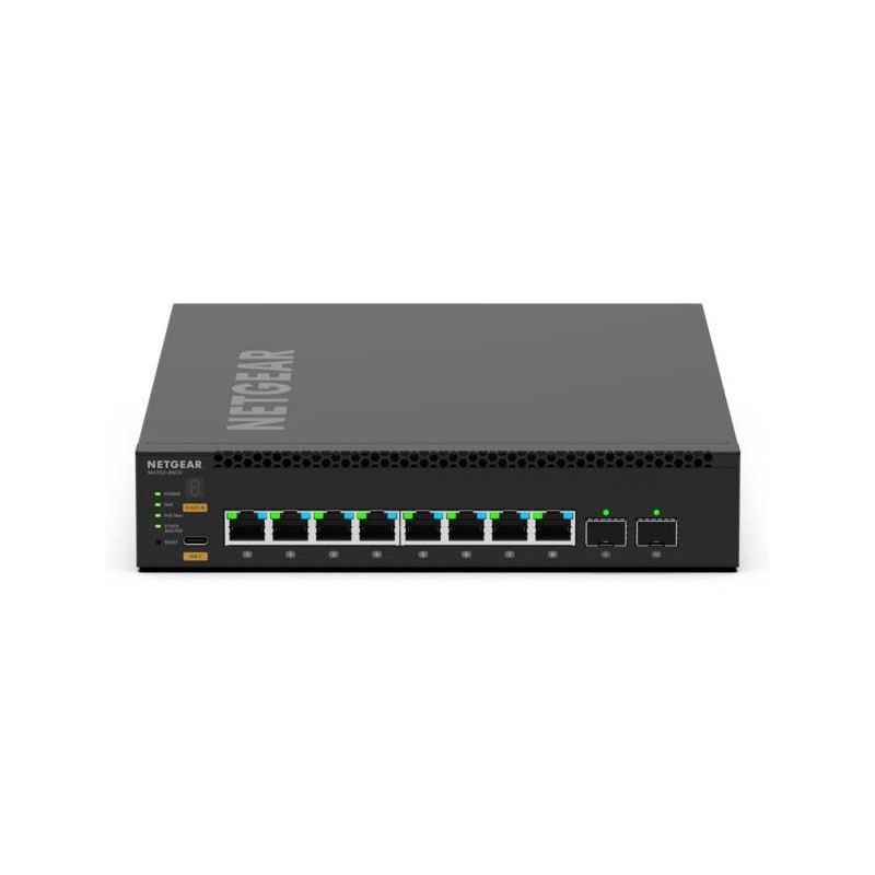 NETGEAR MSM4310 Géré L3 2.5G Ethernet (100 1000 2500) Connexion Ethernet, supportant l'alimentation via ce port (PoE) 1U Noir