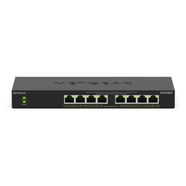 NETGEAR GS308LP Non-géré Gigabit Ethernet (10 100 1000) Connexion Ethernet, supportant l'alimentation via ce port (PoE) Bureau