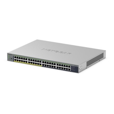 NETGEAR GS748PP Non-géré Gigabit Ethernet (10 100 1000) Connexion Ethernet, supportant l'alimentation via ce port (PoE) Gris