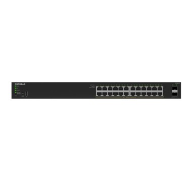 NETGEAR GS324TPv2 Géré L2 L3 Gigabit Ethernet (10 100 1000) Connexion Ethernet, supportant l'alimentation via ce port (PoE) 1U