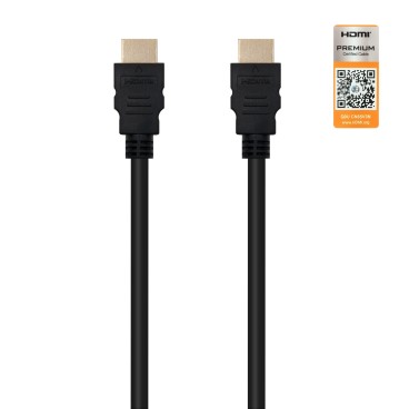 Nanocable HDMI V2.0, 2m câble HDMI HDMI Type A (Standard) Noir