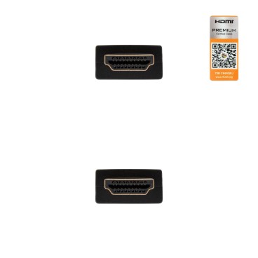 Nanocable HDMI V2.0, 3m câble HDMI HDMI Type A (Standard) Noir