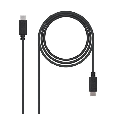 Nanocable USB 2.0, 1m câble USB USB C 0,48 Gbit s Noir