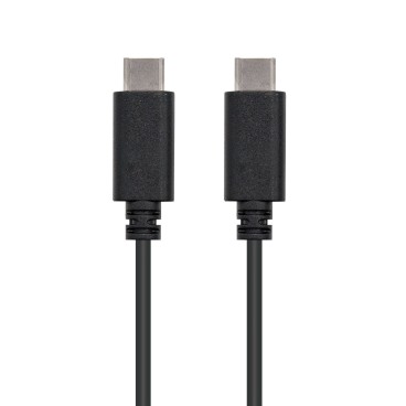 Nanocable USB 2.0, 1m câble USB USB C 0,48 Gbit s Noir