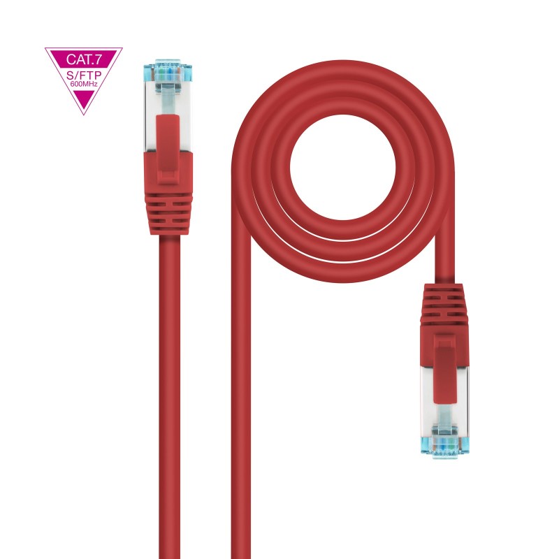 Nanocable 10.20.1701-R câble de réseau Rouge 1 m Cat7 SF UTP (S-FTP)